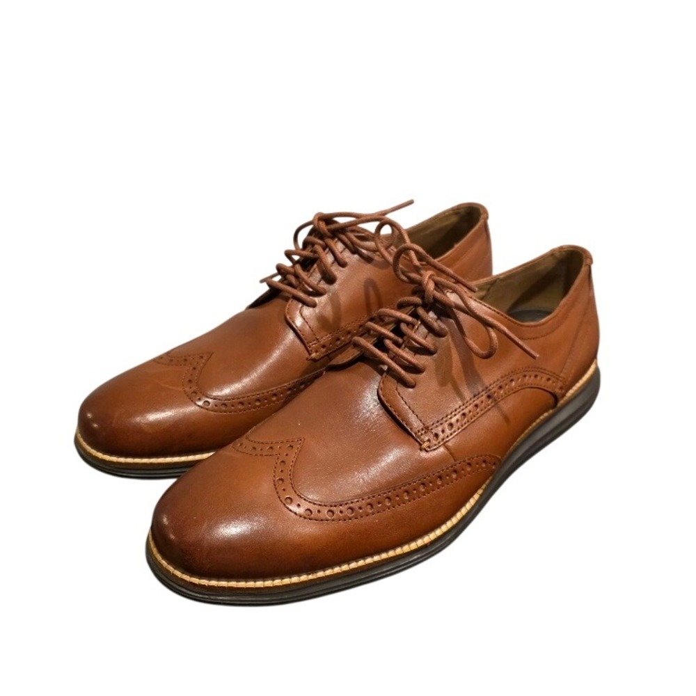 Cole Haan Original Grand Wingtip Oxford Men's 13M British Tan Leather Lace Up